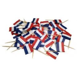 Holandia flaga wykałaczki  flagi pikery 50 sztuk